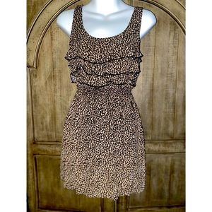 By: Xhiaration  Size S summer mini leopard dress